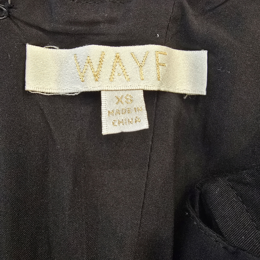 Wayf Black Sleeveless Mini Dress Size Xs Nwot - Picture 8 of 9